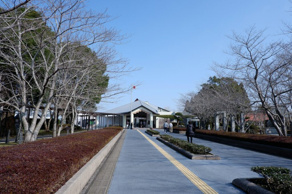 The approach to the Chiran Peace Museum in Minamikyushu