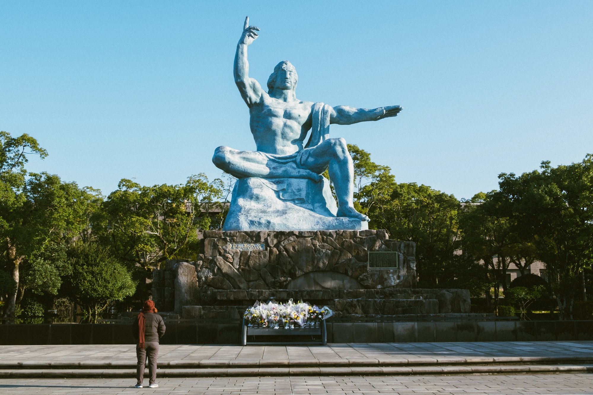 The Peace Statue in Nagasaki Peace Park